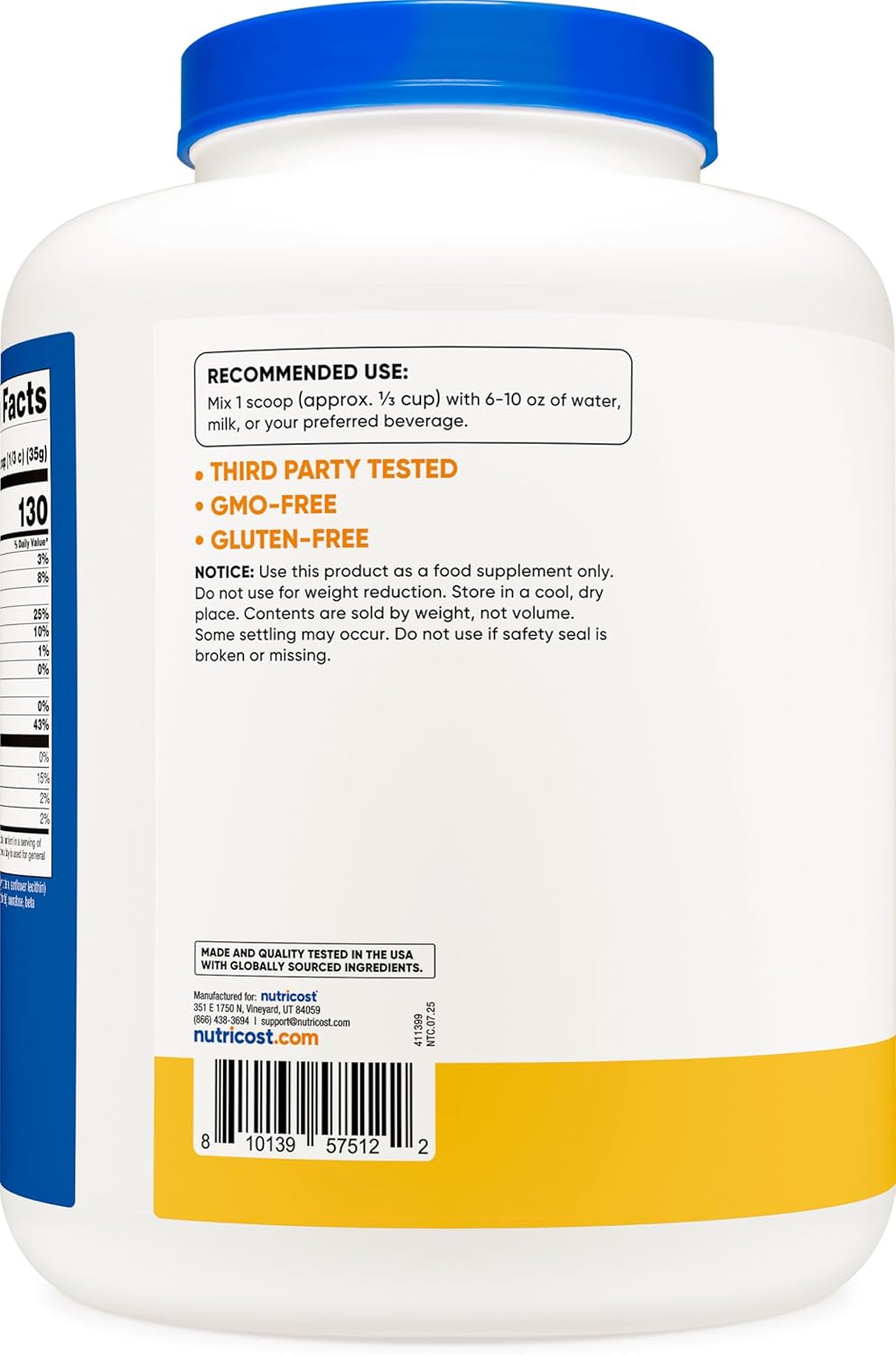 Nutricost Whey Protein Powder Pineapple (5 LBS)