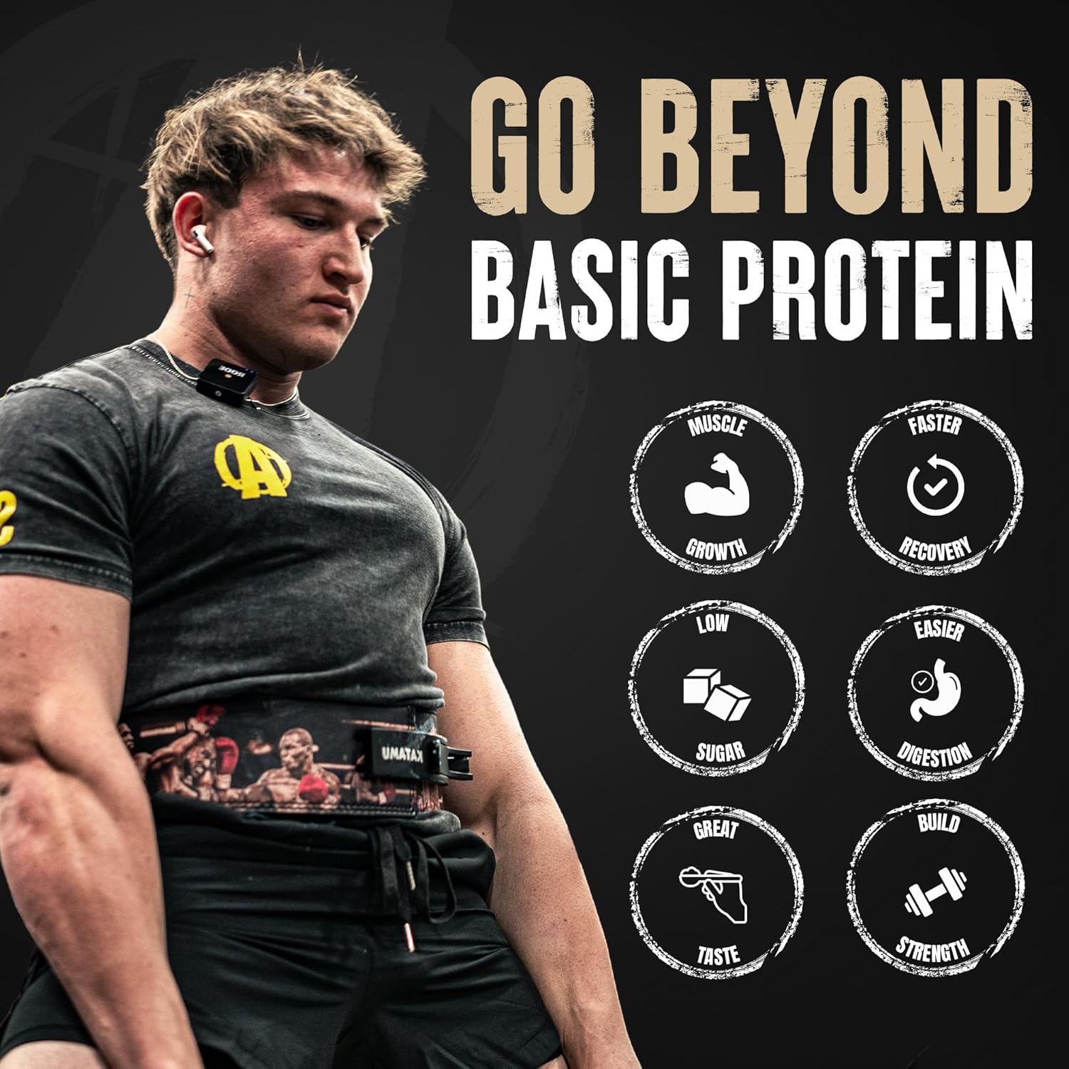 Animal Whey Isolate Protein Powder 25g Protein, Great Taste, Low Sugar - Chocolate 4 lbs