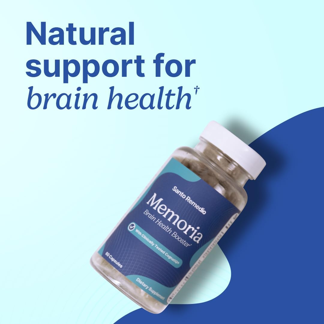 Santo Remedio Memoria, Brain Health Booster, Helps Strengthen Neural Connections