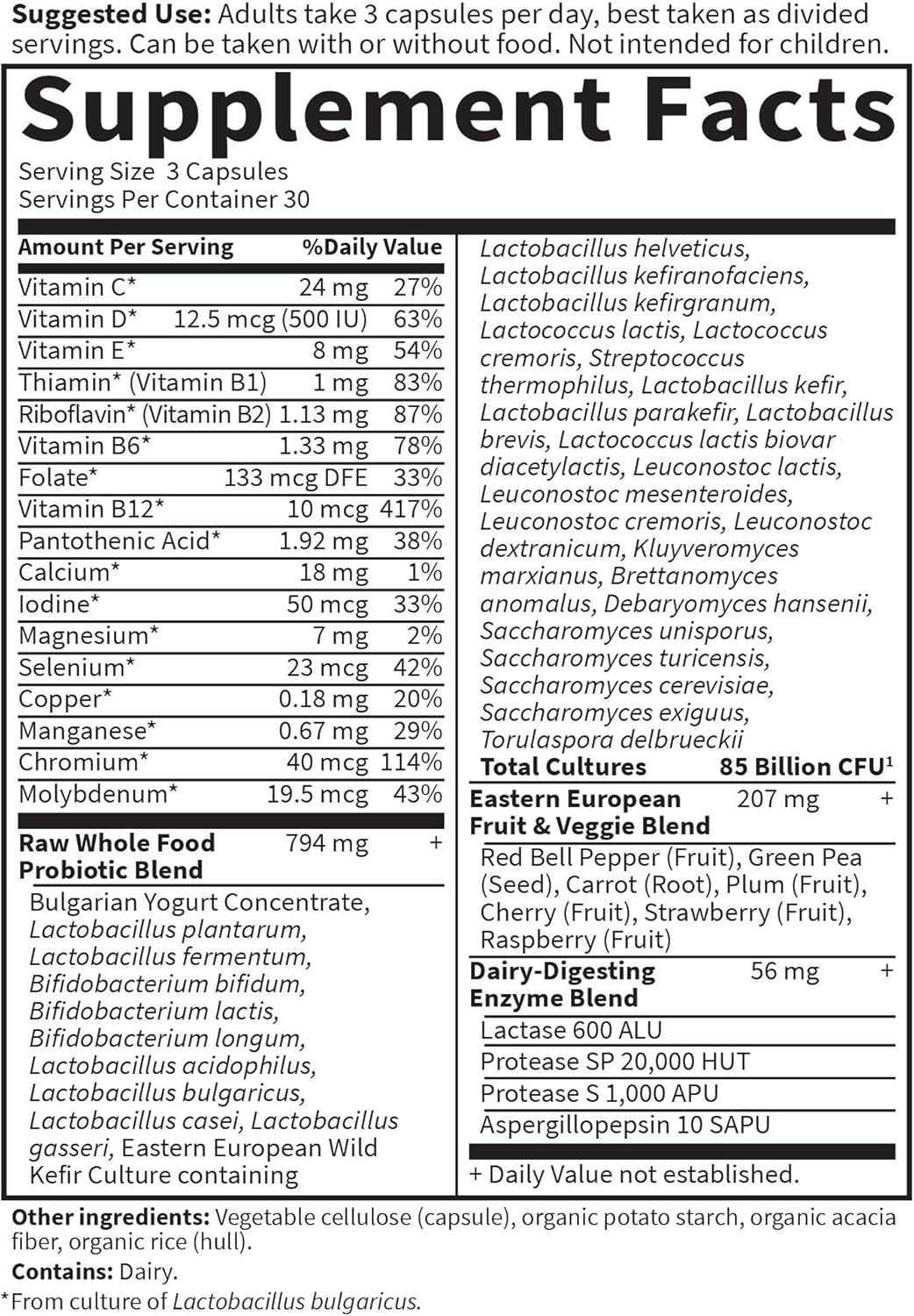 Garden of Life - RAW Probiotics Men - 90 Vegetarian Capsules