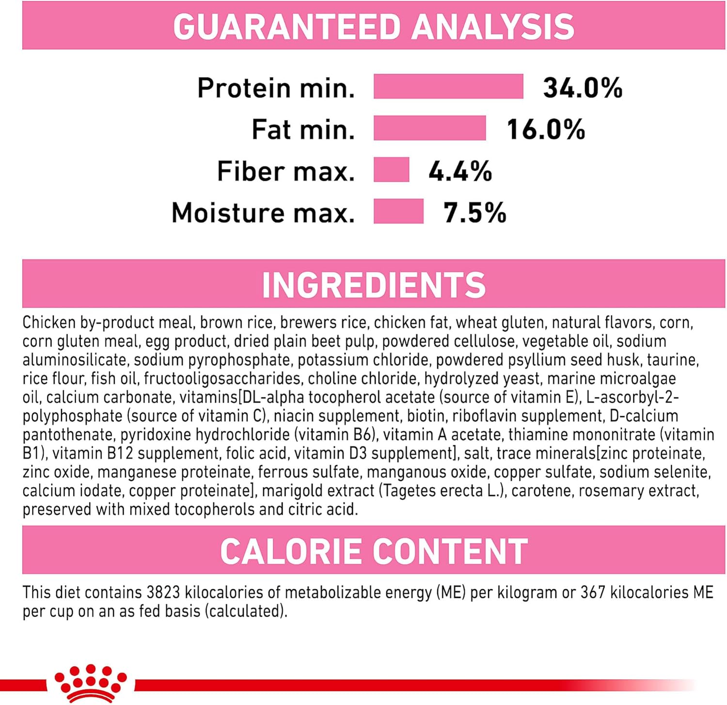 Royal Canin Feline Health Nutrition Kitten Dry Cat Food, 7 lb Bag