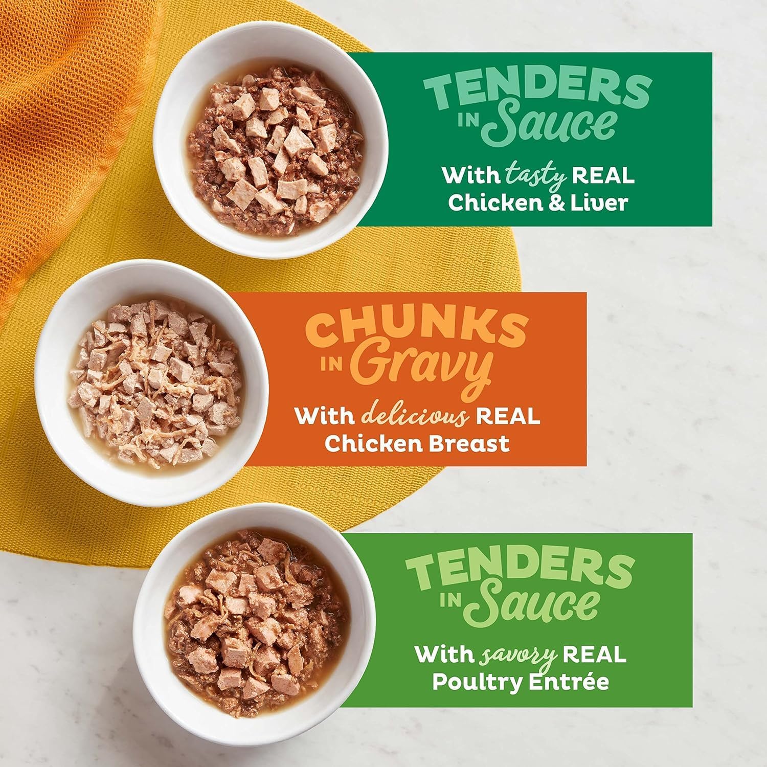 Meow Mix Poultry Selections Wet Cat Food, Variety Pack, 2.75 Ounce Cup (Pack of 24)