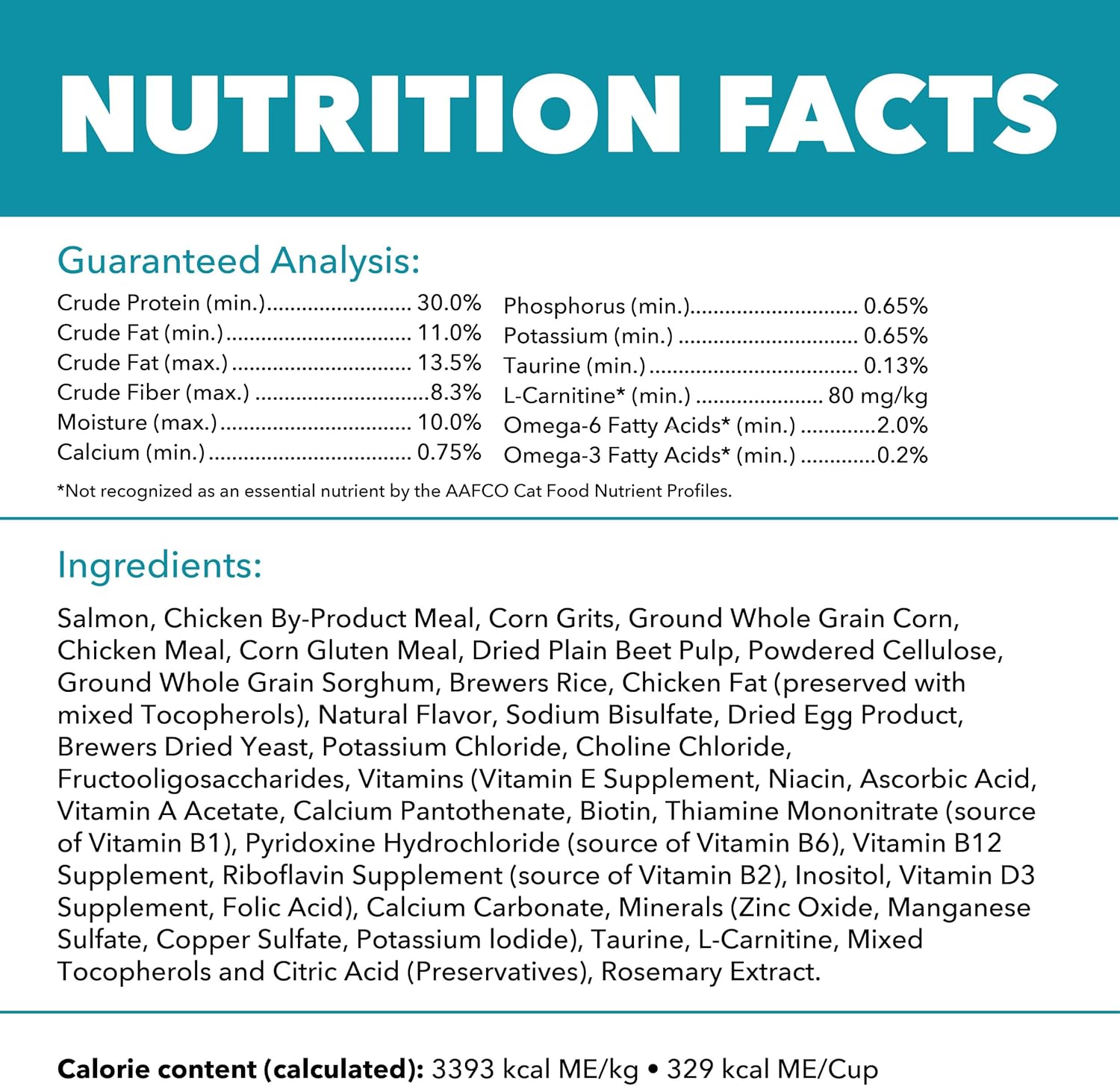 IAMS Proactive Health Indoor Weight Control & Hairball Care Adult Dry Cat Food, Salmon Recipe, 3.5 lb. Bag