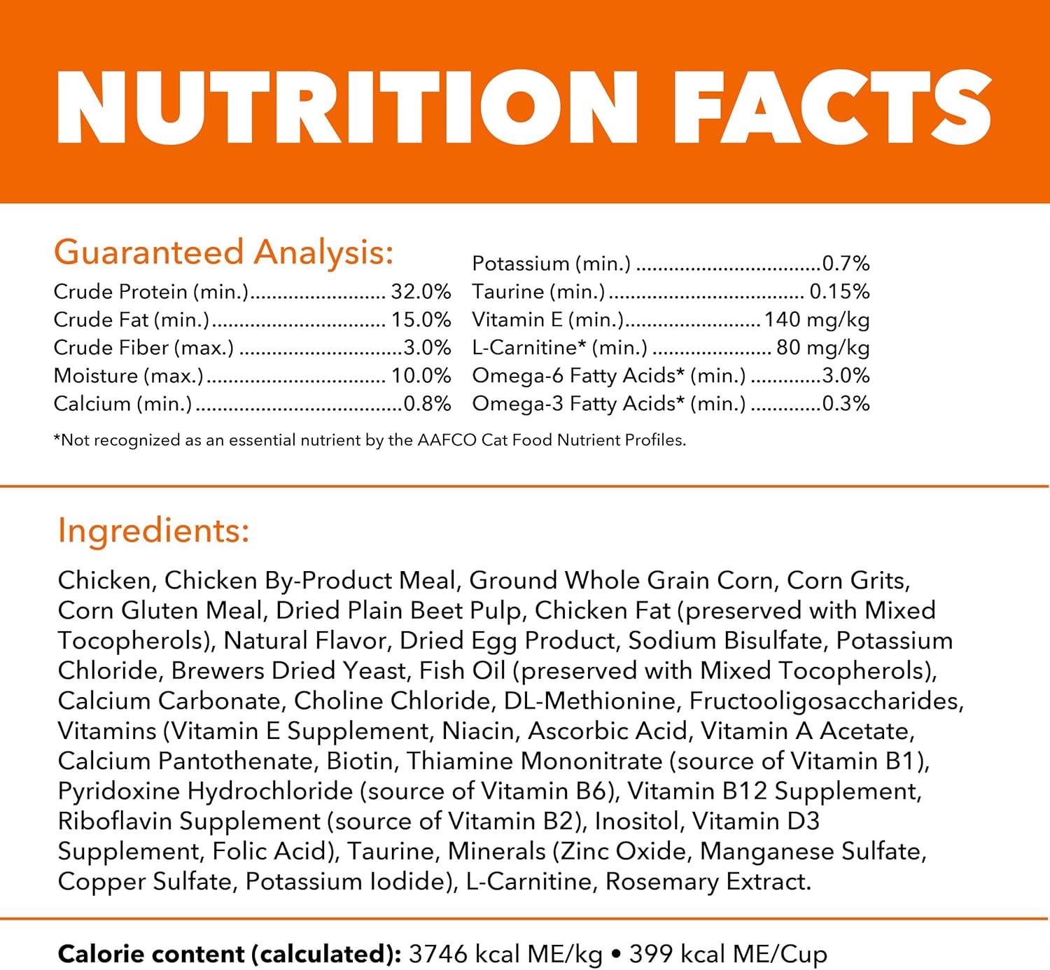 IAMS Proactive Health Adult Healthy Dry Cat Food with Chicken, 22 lb. Bag