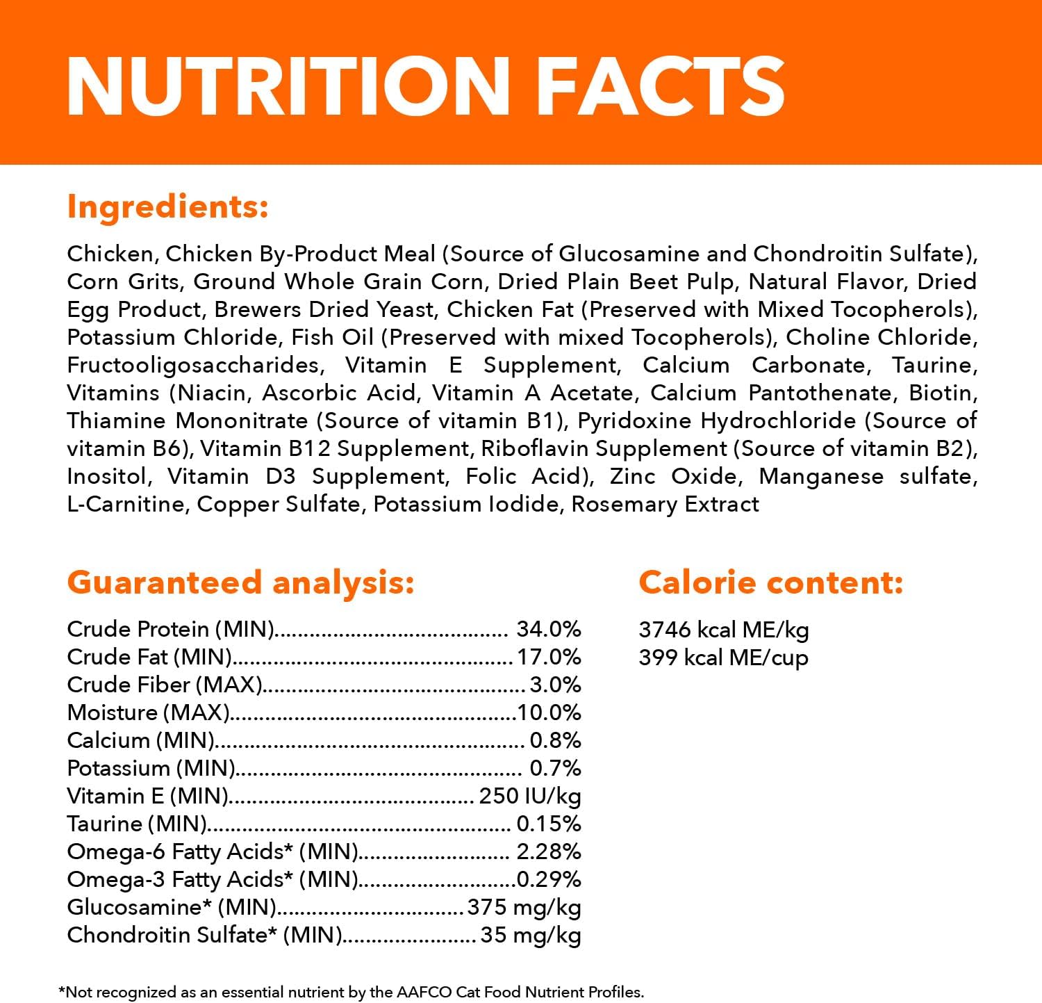 IAMS Proactive Health Healthy Senior Dry Cat Food with Chicken, 7 lb. Bag