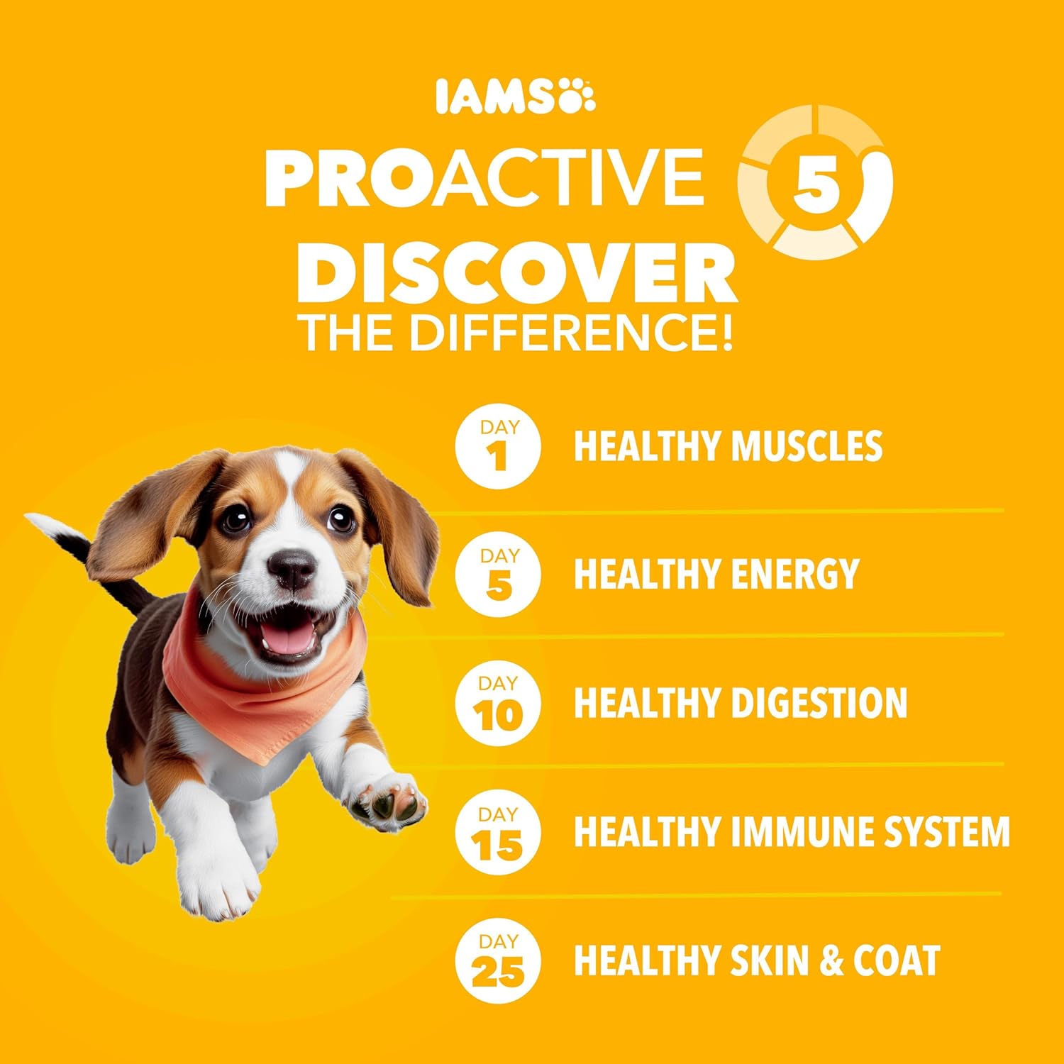 IAMS Proactive Health Large Breed Puppy Food with Real Chicken, 15 lb. Bag