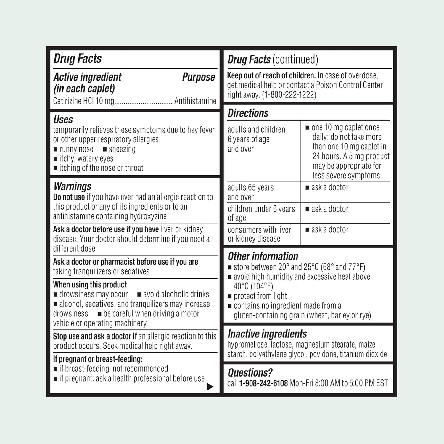 ValuMeds 24-Hour Allergy Medicine Antihistamine for Pollen, Hay Fever, Dry, Itchy Eyes, Allergies (300 Count)
