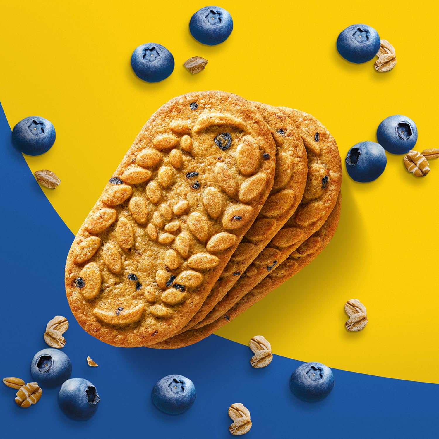 belVita Breakfast Bars Biscuits, Blueberry, 8 Packs (4 Biscuits Per Pack)