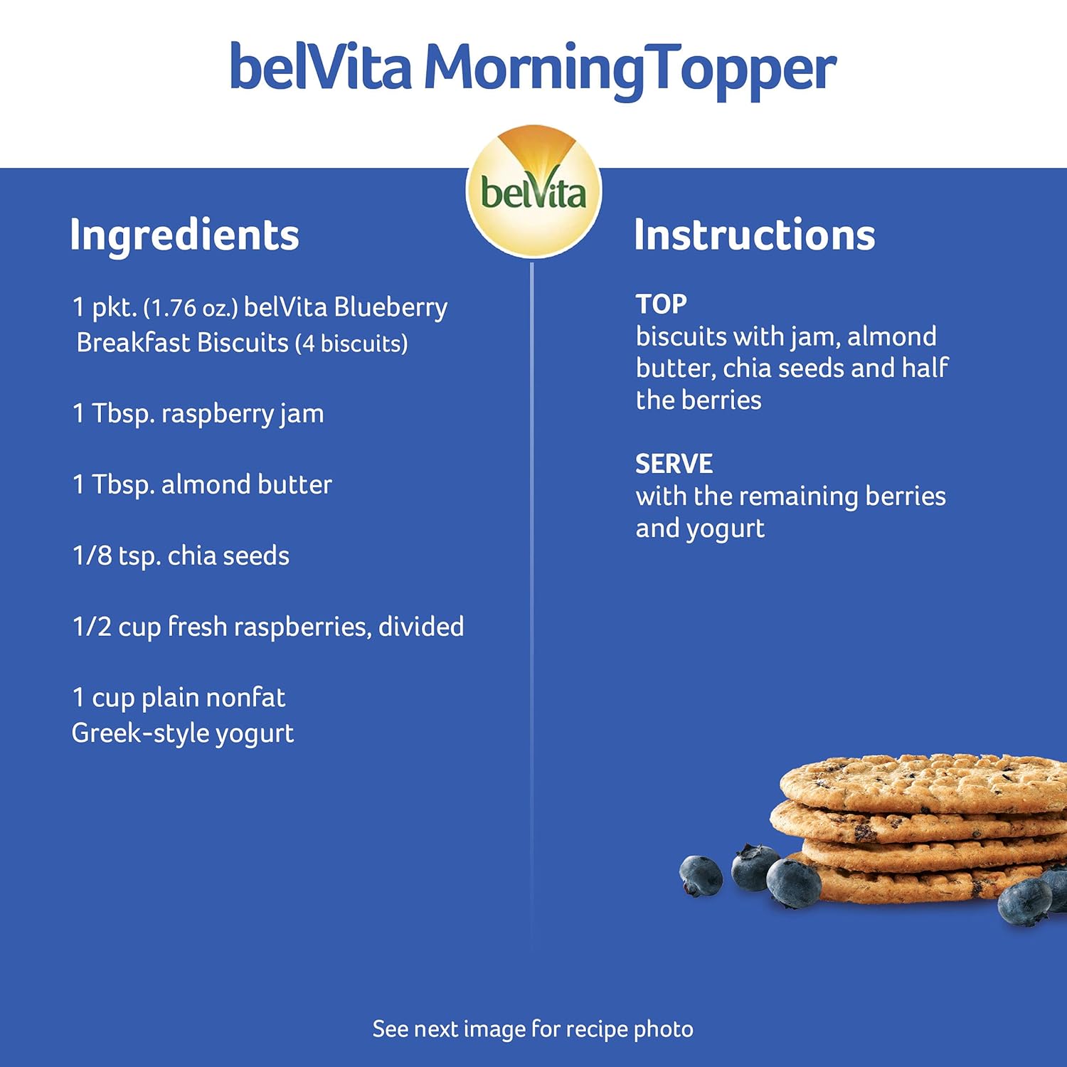 belVita Breakfast Bars Biscuits, Blueberry, Value Pack, 12 Packs (4 Biscuits Per Pack)
