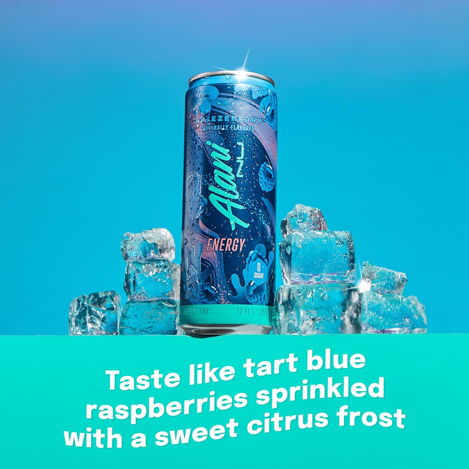 Alani Nu BREEZEBERRY, Sugar Free, Low Calorie Energy Drinks, 12 Fl Oz Cans, 24 Pack