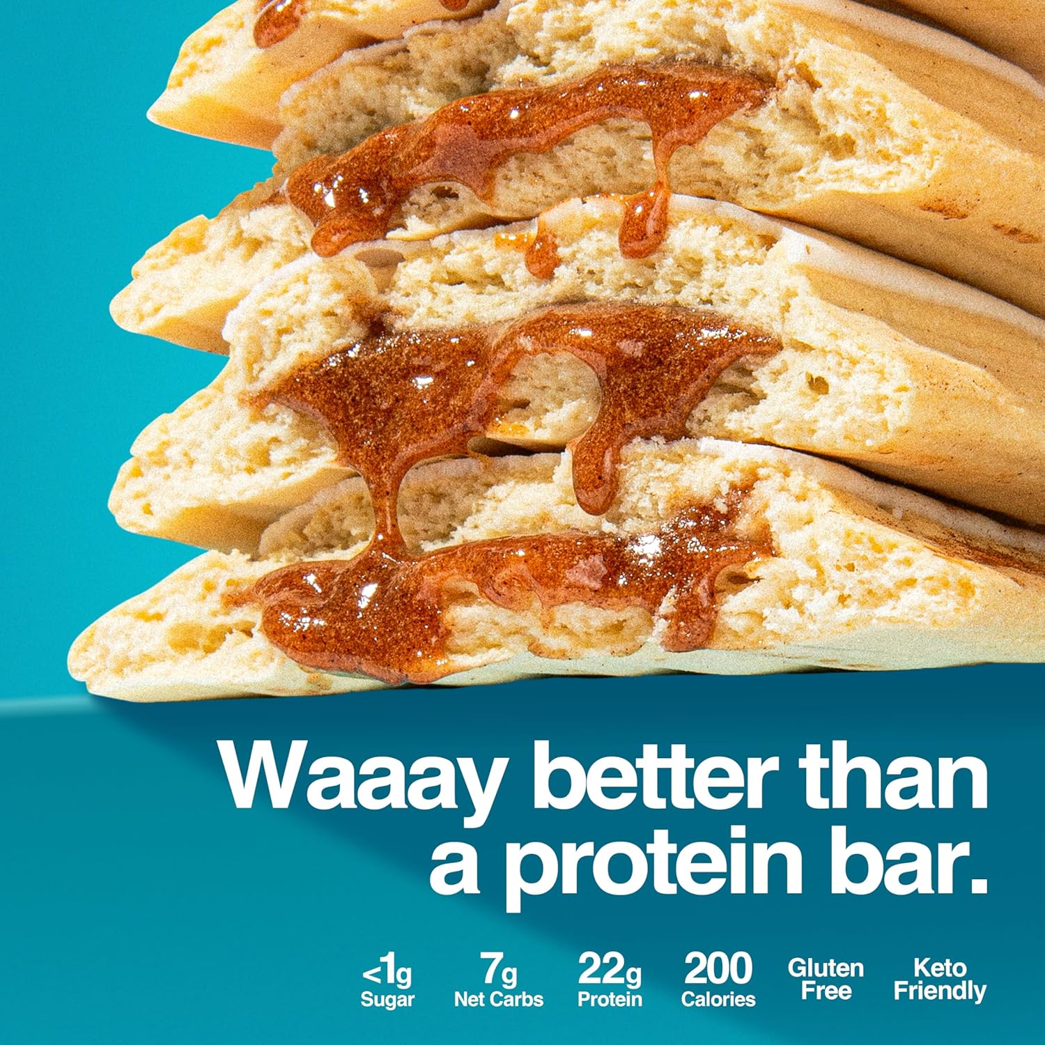 Legendary Foods 22g Protein Pastry Frosted Cinnamon, 0g added Sugar, 8 Pack