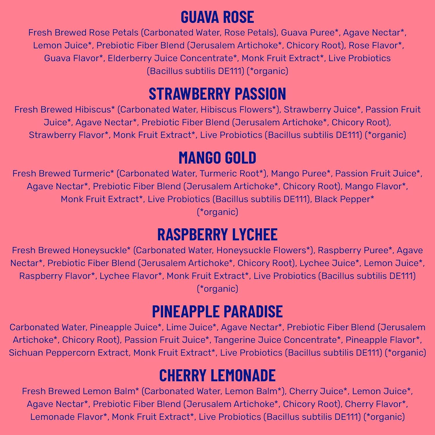 wildwonder Sparkling Probiotic Drink 6pk, For Gut Health & Immune Support, Classic Variety Pack, 6 Pack, 12oz Can, Seen on Shark Tank