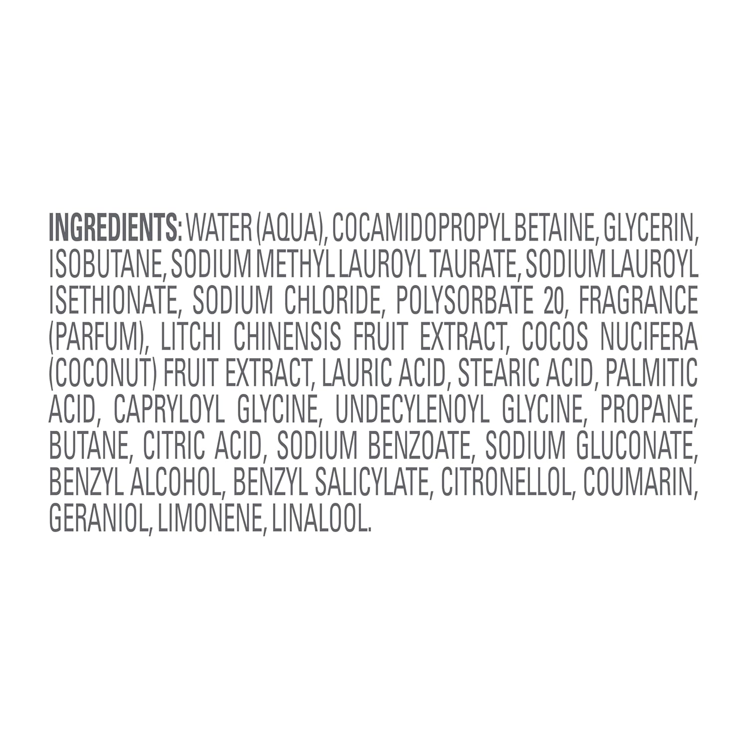 Dove Whipped Shower Foam Coconut & Lychee For Women for Hydrated & Soft Skin 10.3 OZ