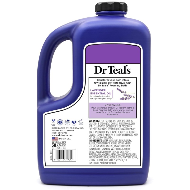 Dr Teal's Foaming Bath - Soothe & Sleep - 62.5 fl oz