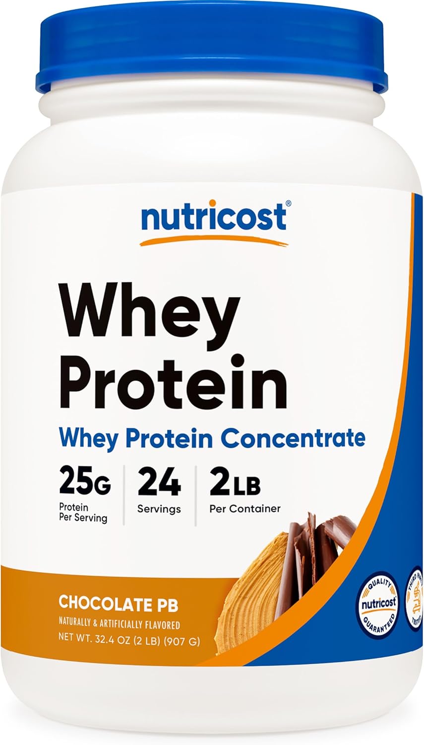 Nutricost Whey Protein Concentrate (Chocolate Peanut Butter) 2LBS