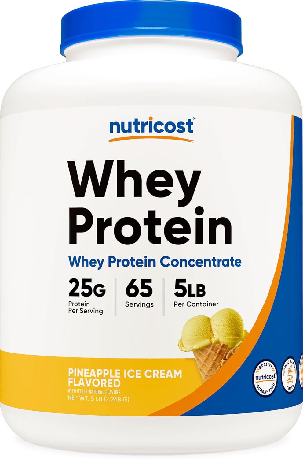 Nutricost Whey Protein Powder Pineapple (5 LBS)