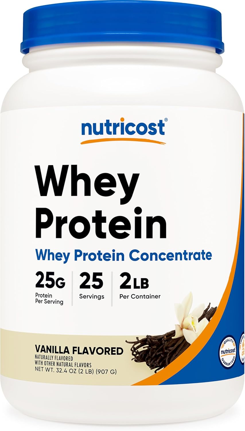 Nutricost Whey Protein Concentrate (Vanilla) 2LBS