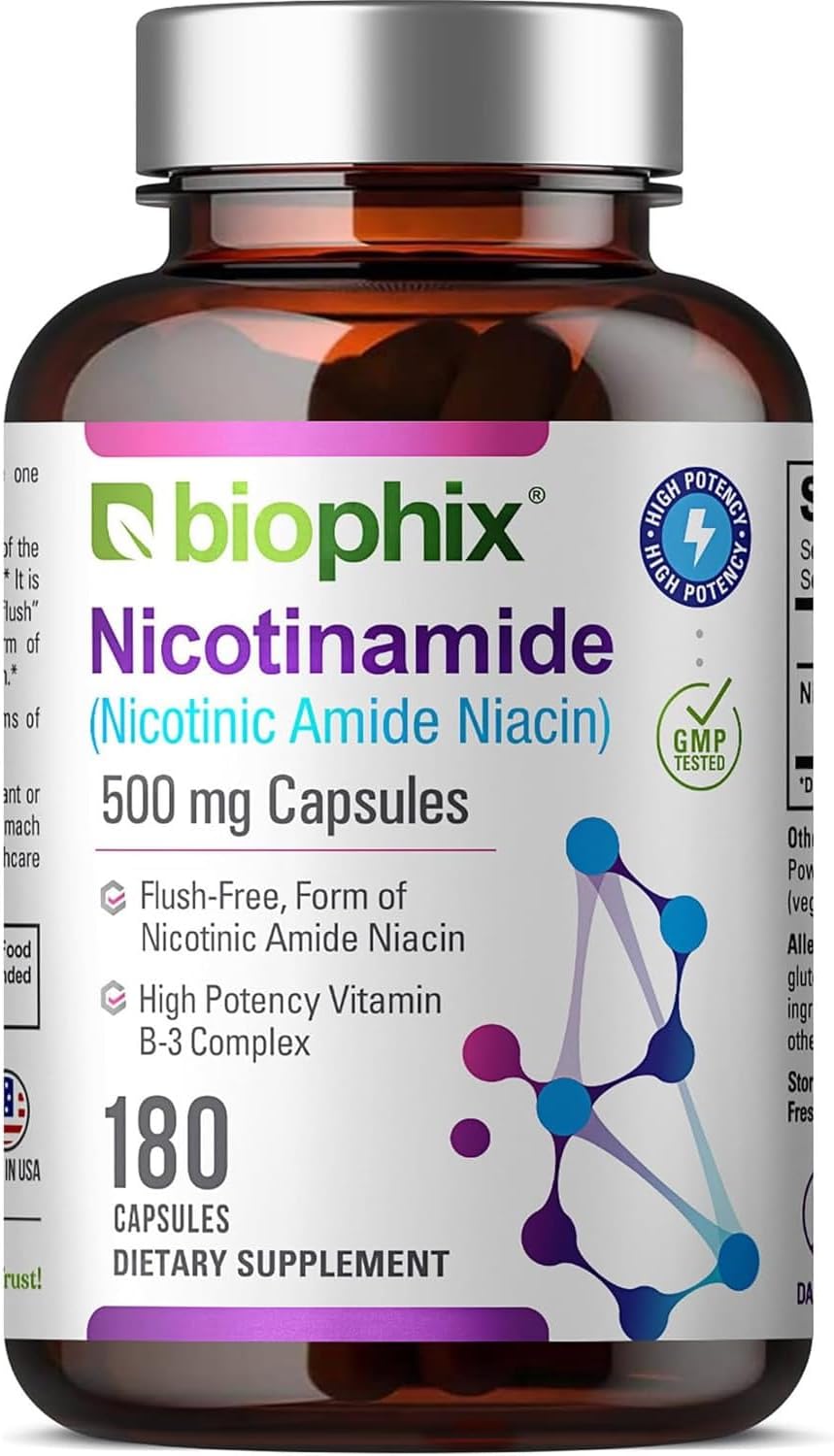 biophix B-3 Nicotinamide 500 mg 180 Caps