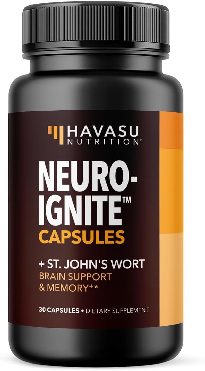 NeuroIGNITE Brain Supplements for Memory and Focus - 30 Count - Nootropics Brain Support