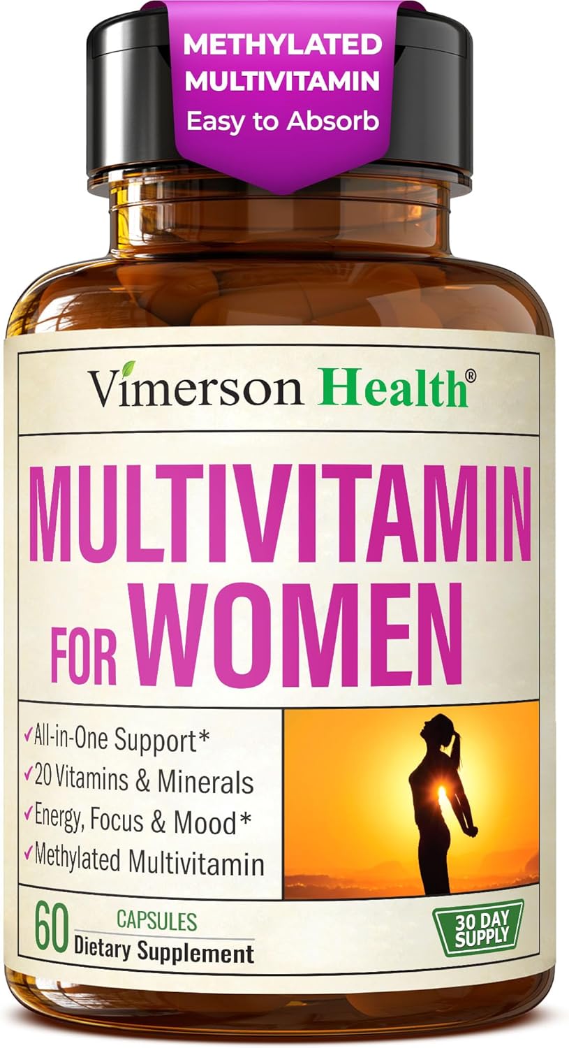 Multivitamin for Women – Methylated Womens Multivitamins & Multiminerals Capsules with Vitamin B12, A, D, C, Zinc