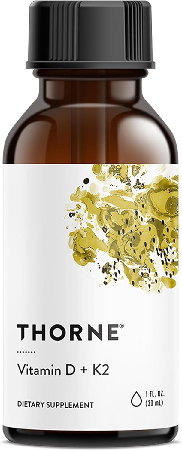 THORNE - Vitamin D + K2 Liquid with a Metered Dispenser - 600 Servings