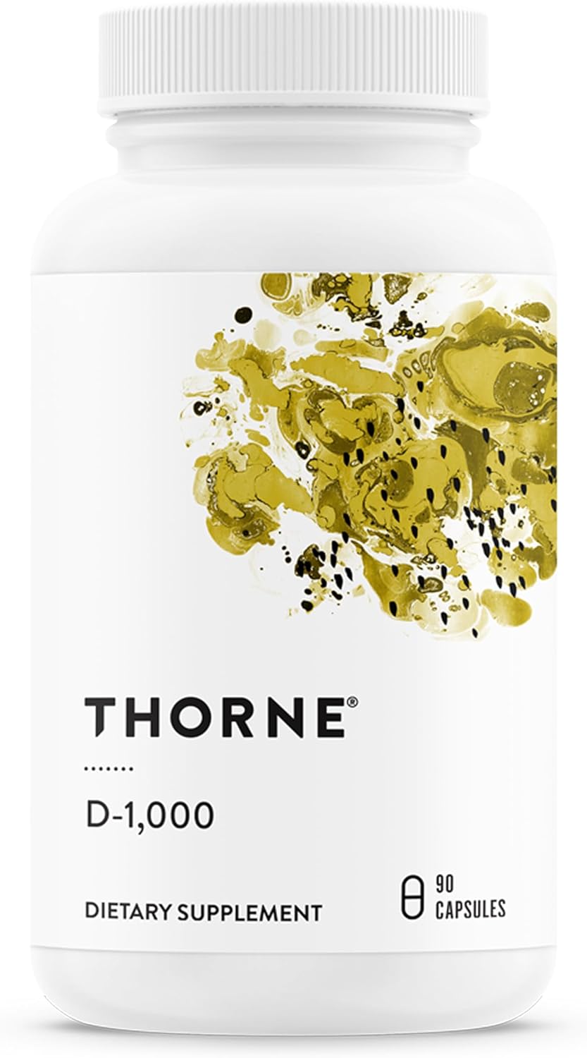 THORNE - Vitamin D3 Supplement - Supports Healthy Bones, Teeth, Muscles - 90 Servings
