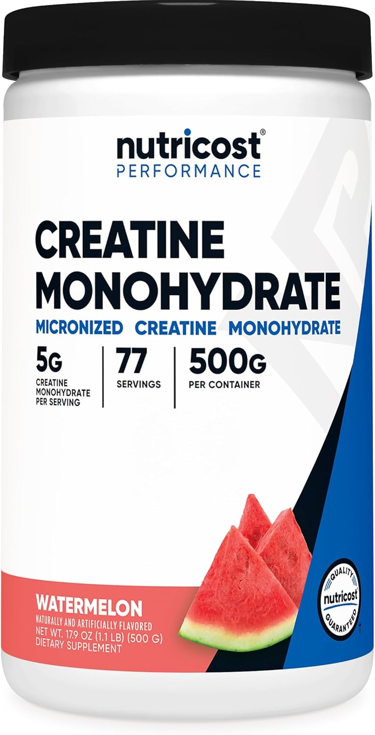 Nutricost Creatine Monohydrate Powder (Watermelon, 500 Gram)