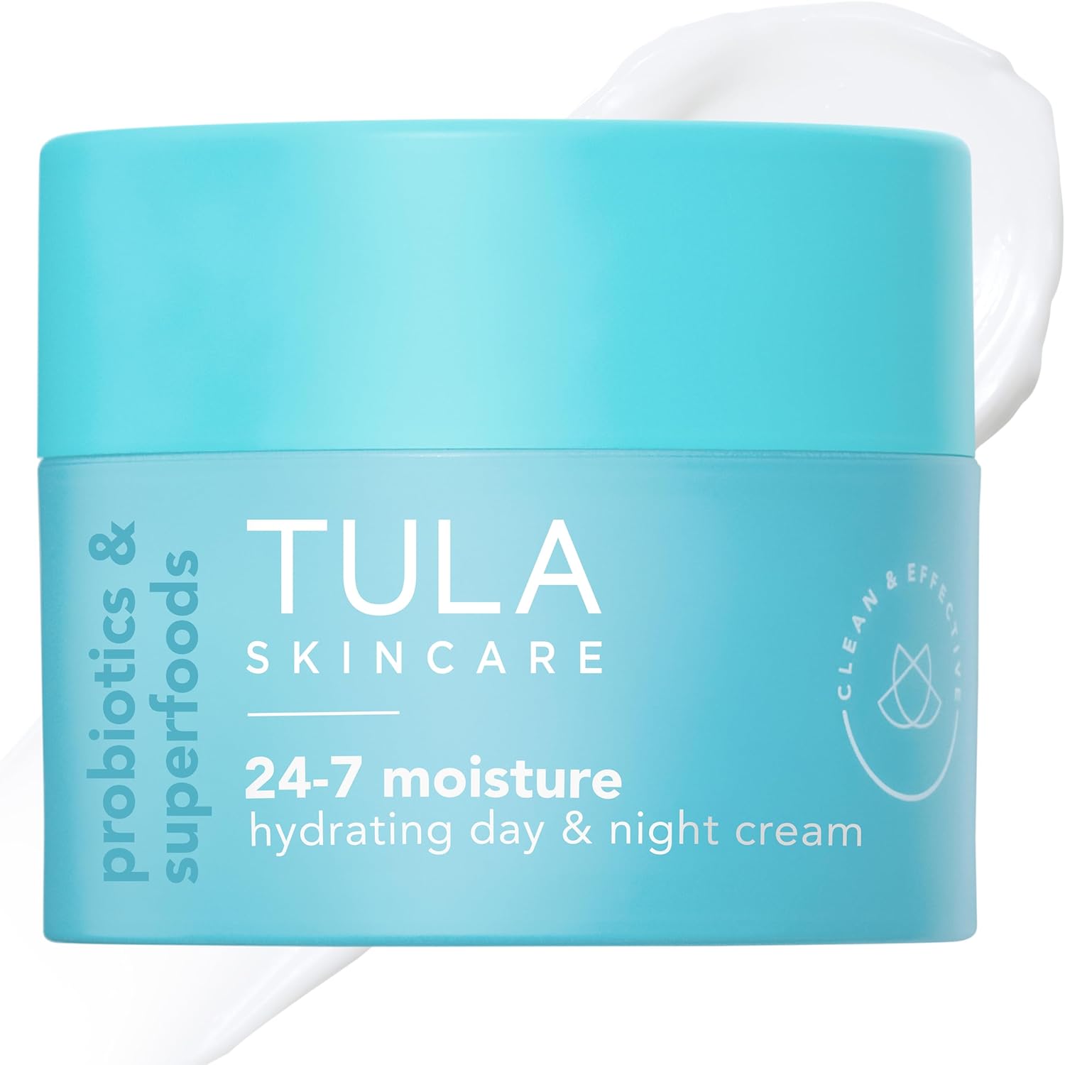TULA Skin Care 24-7 Hydrating Day & Night Cream - Nourishing Moisturizer for Face, Contains Watermelon & Apple Extract