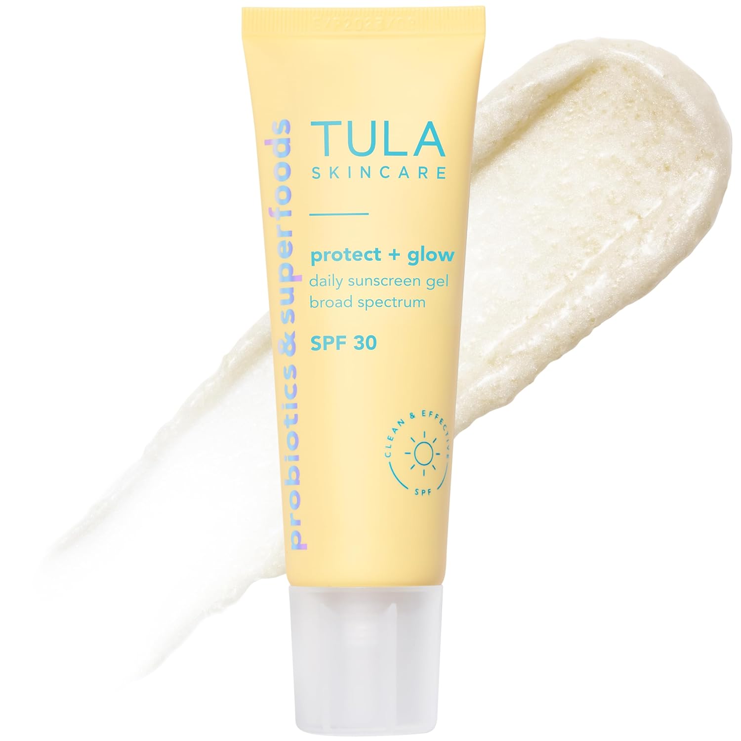TULA Skin Care Protect + Glow Daily Sunscreen Stick Gel Broad Spectrum SPF 30, Pollution & Blue Light Protection.